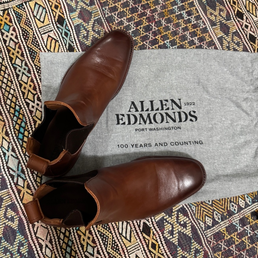 Allen Edmonds Liverpool Chelsea Dress Boot + Bag